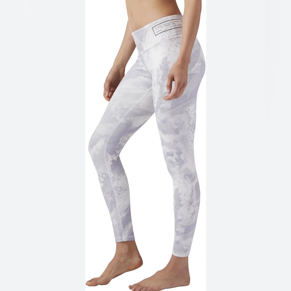 Reebok Sport COMBAT PRIMELUXBOLD TIGHT Full Length Leggings Grey Size Medium
